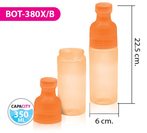 กระบอกน้ำแยกส่วนได้ BOT-380X/B