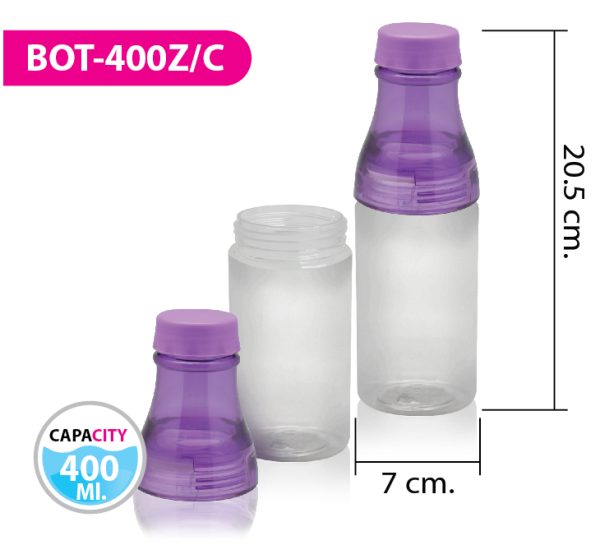 กระบอกน้ำแยกส่วนได้ BOT-400Z/C