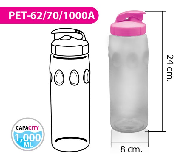 ขวดน้ำ PET-62/70/1000A