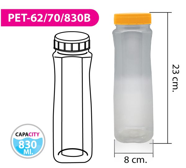 ขวดน้ำ PET-62/70/830B