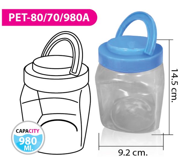 ขวดน้ำ PET-80/70/980A