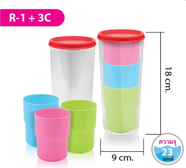 กระบอกน้ำ R-1 + 3C